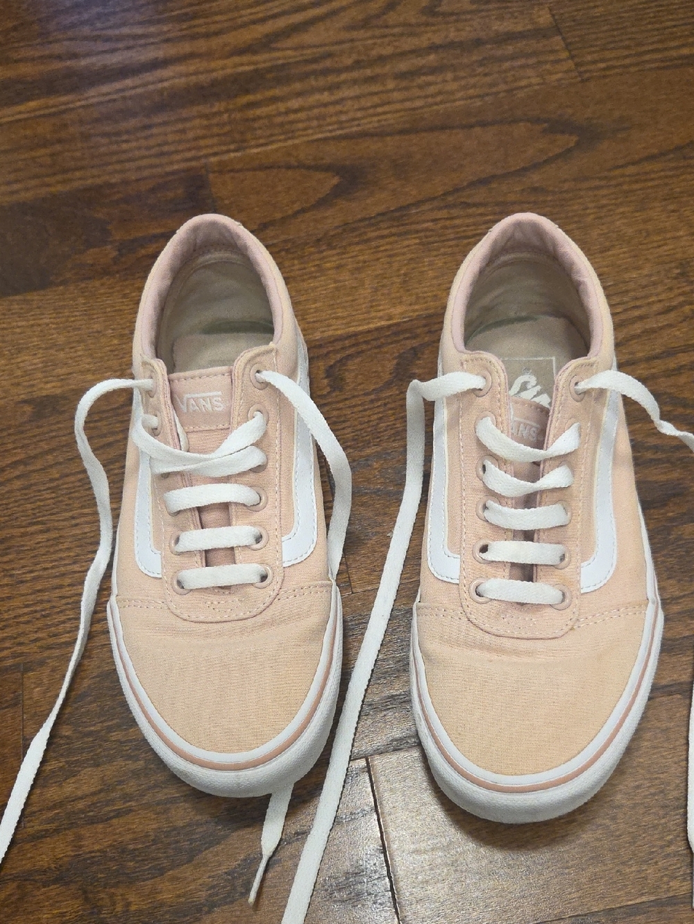 Vans Pink Canvas Old Skool with White Sidestripe